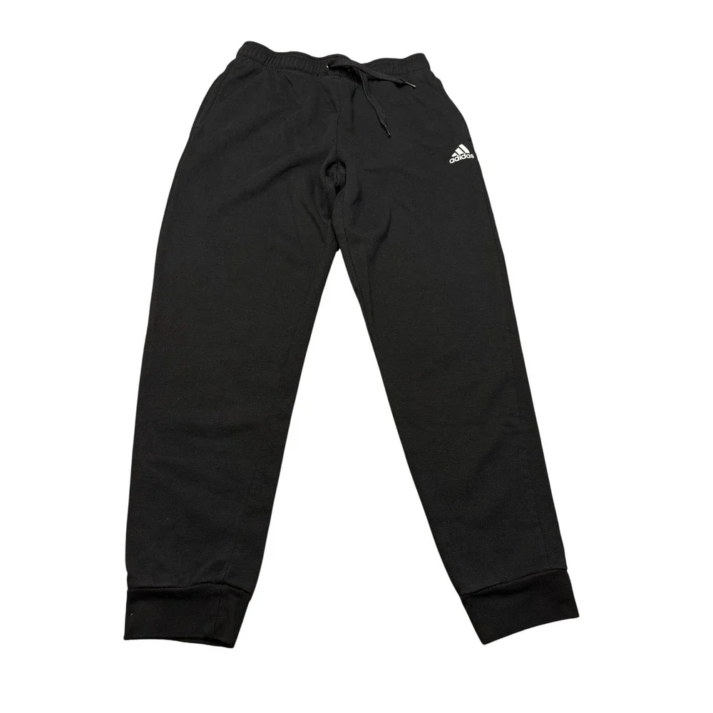 Adidas Golf Mens Black Fleece Joggers‎ Sweatpants Small Drawstring Logo